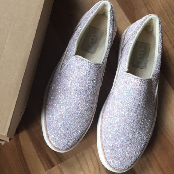 UGG | Adley Chunky Glitter Slip-on Sneaker - Picture 5 of 8